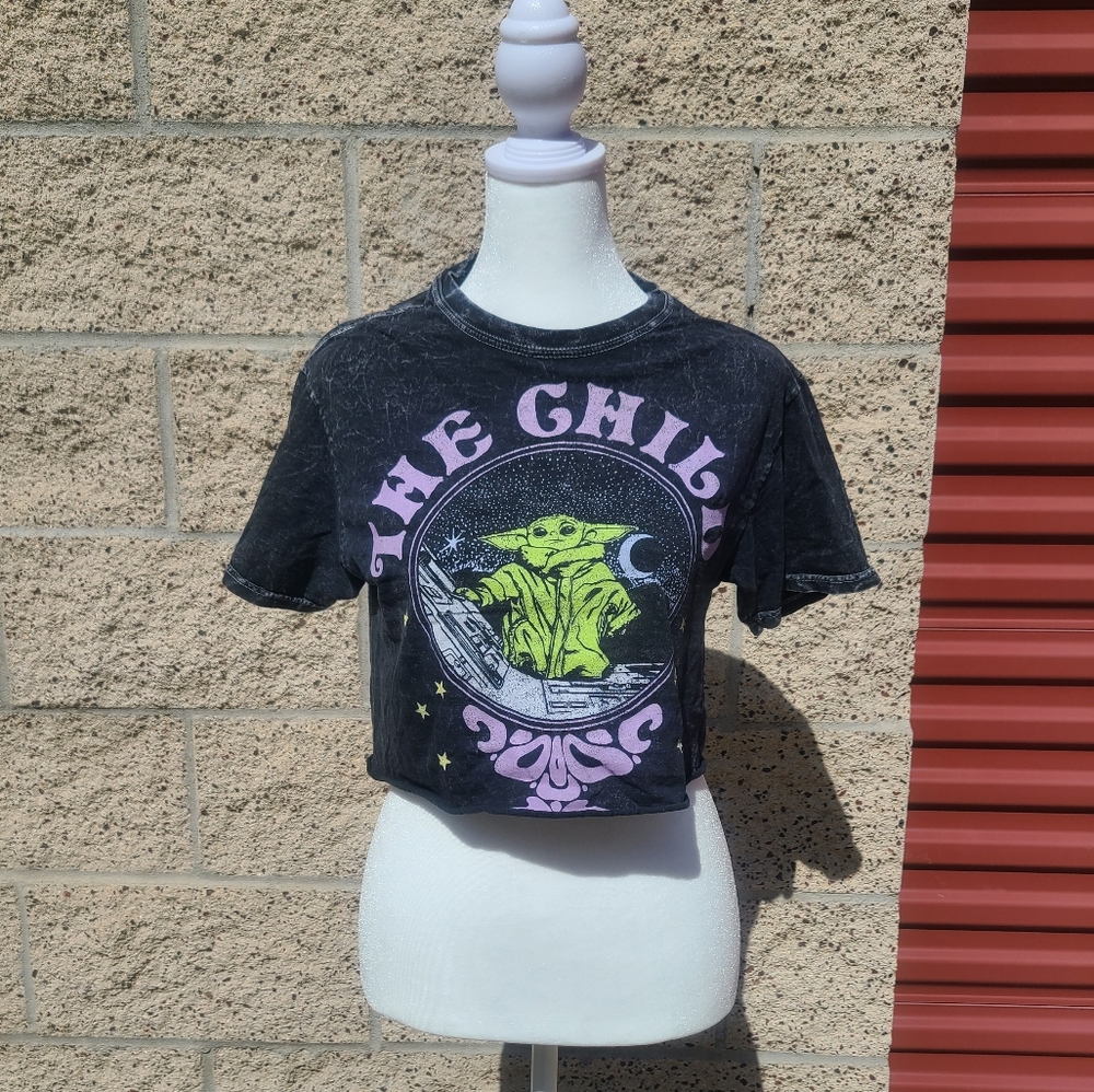 Star Wars, Small, grey crop top.